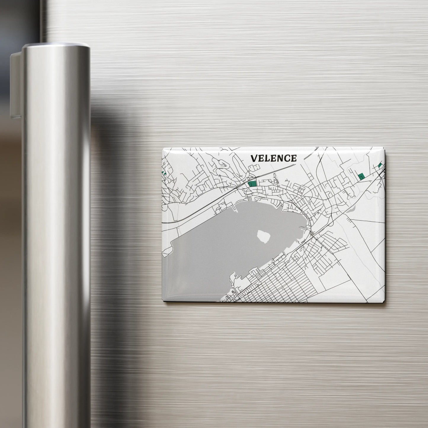 Velence hűtőmágnes