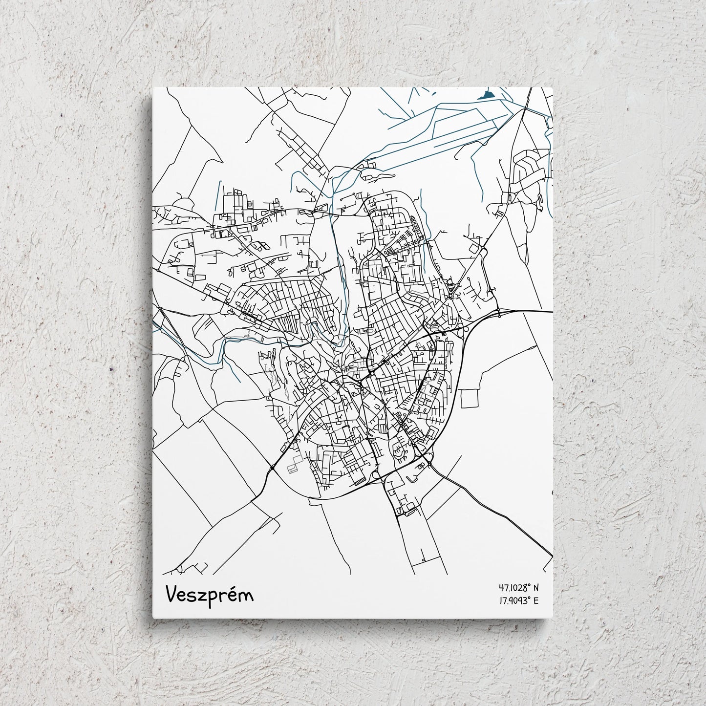 Veszprém vászonkép