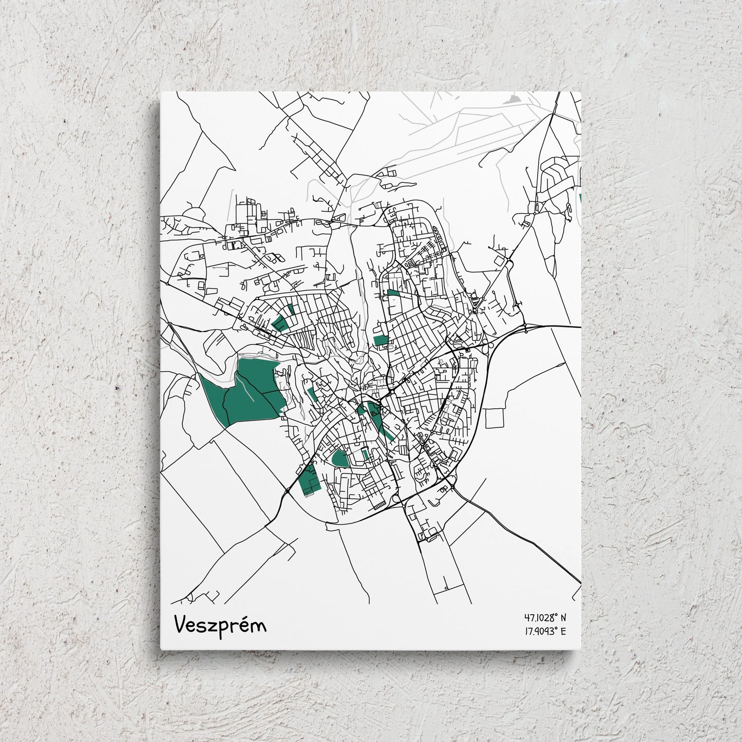Veszprém vászonkép