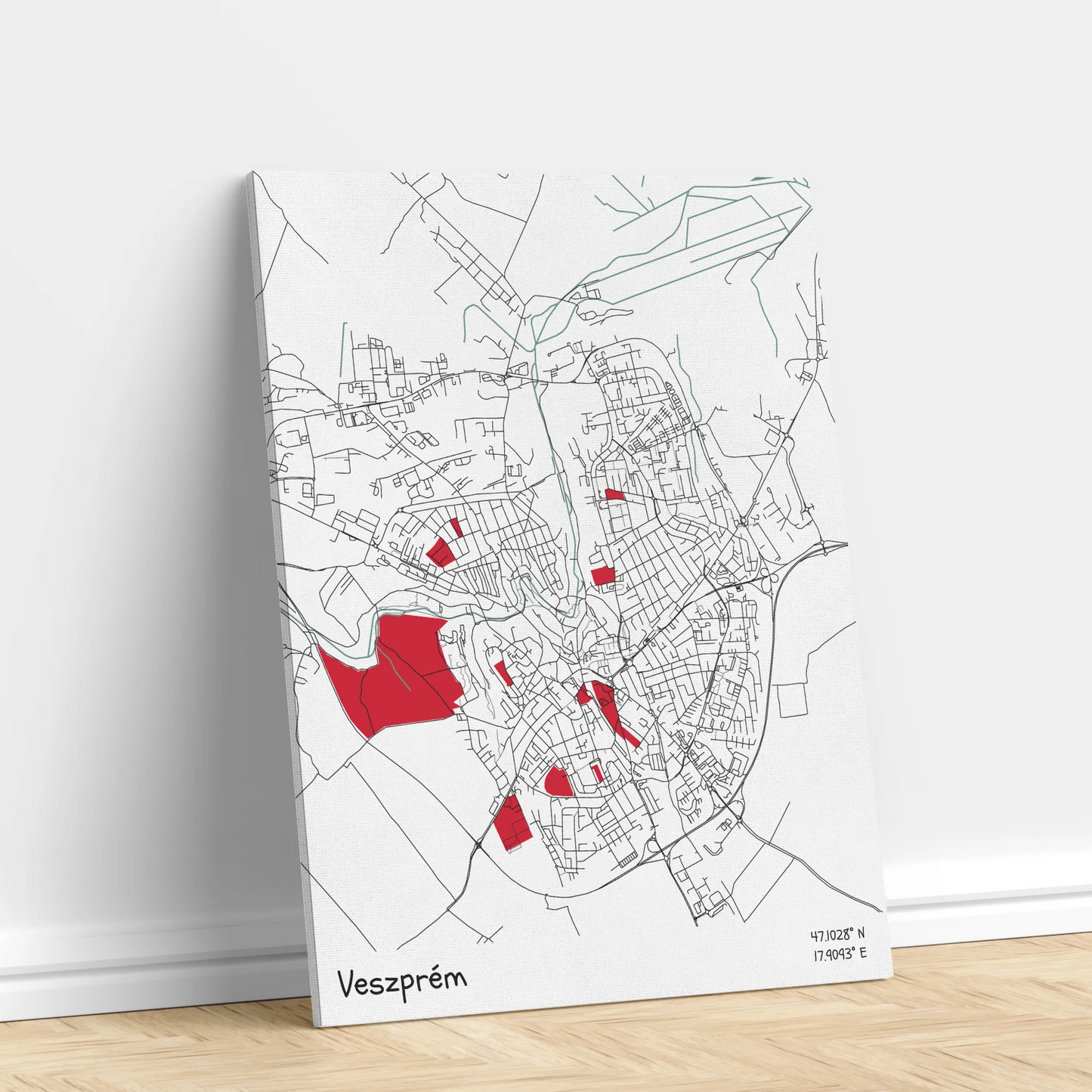 Veszprém vászonkép