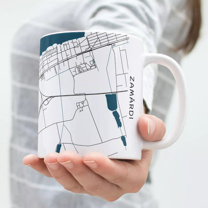 Zamárdi - Térképes bögre