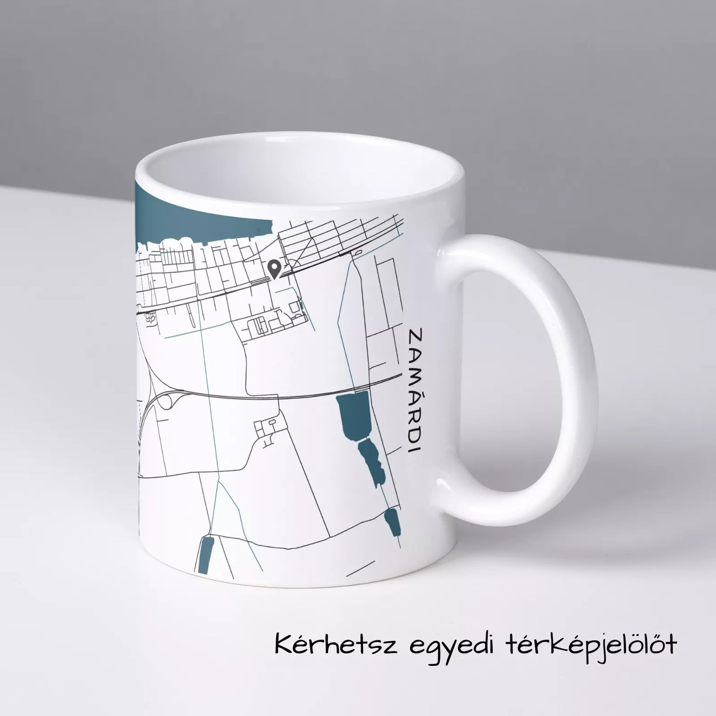 Zamárdi - Térképes bögre
