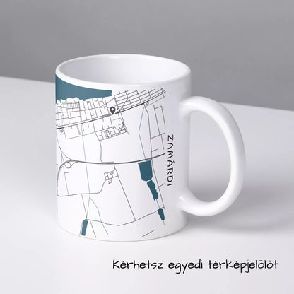 Zamárdi - Térképes bögre