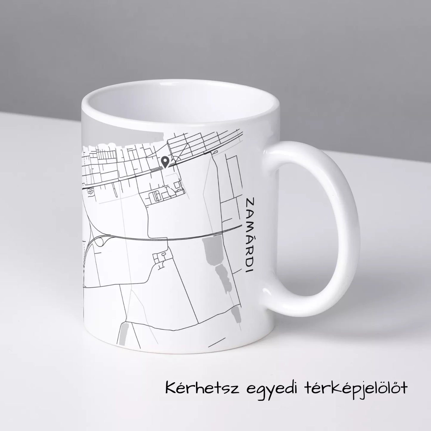 Zamárdi - Térképes bögre