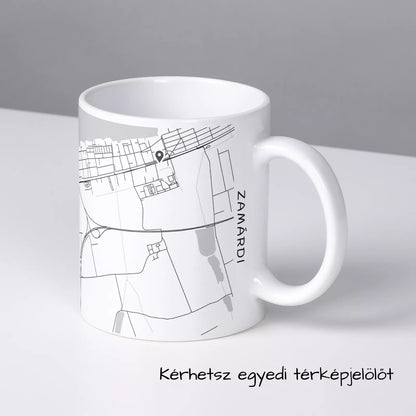 Zamárdi - Térképes bögre